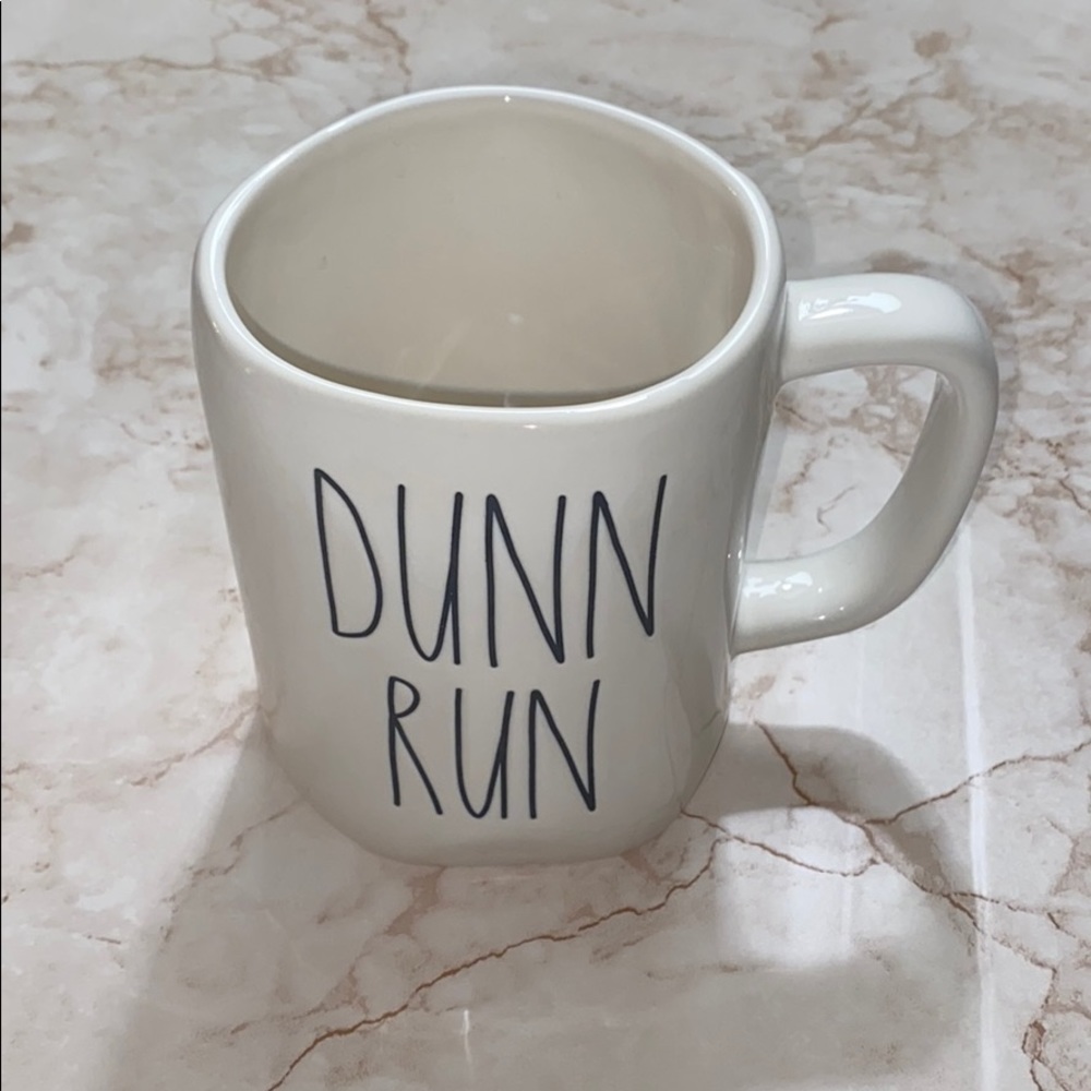 NWOT  Rae Dunn - DUNN RUN mug